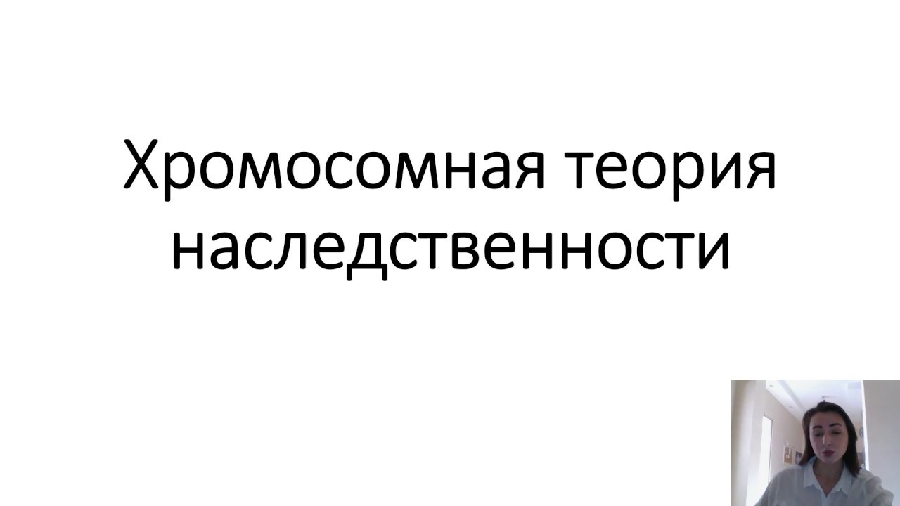 Хромосомная теория наследственности - YouTube