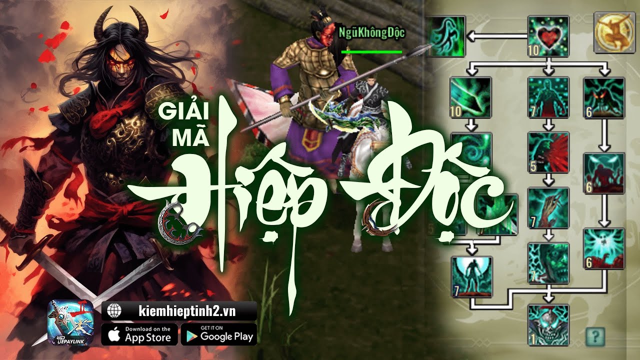 Giải mã môn phái Hiệp Độc - Ngũ Độc Tà Hiệp cùng Kiếm Hiệp Tình 2 Mobile