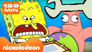 SpongeBob | Momen-Momen TERLUCU SpongeBob Sepanjang Masa Selama 120 MENIT! 😂  | Nickelodeon Bahasa