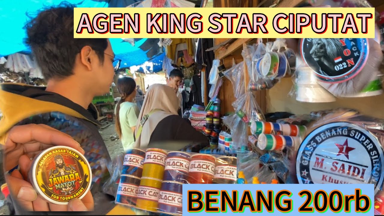 BELANJA LAYANGAN DI KING STAR ADA BENANG DASAR JAIT UNTUK TURNAMEN 200RIBU , BURUAN BORONG 