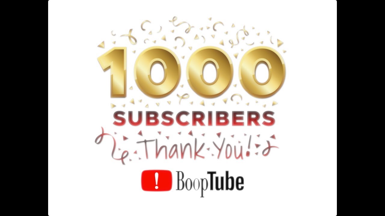 Thank You for 1k subscribers!💕 - YouTube