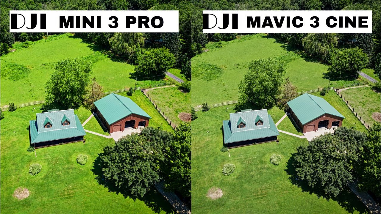 DJI Mini 3 Pro Vs DJI Mavic 3 Cine | Camera Test - YouTube