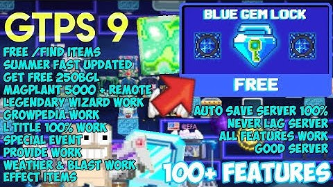 BEST GROWTOPIA PRIVATE SERVER 2021 | ✅🔥 FREE ITEMS & 250BGL OMG! BEST SERVER LIKE REAL GT🔥✅ | GTPS 9