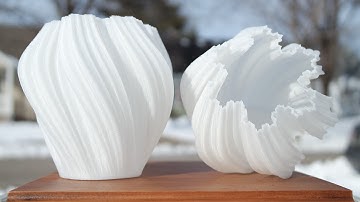 3D Printing Timelapse: Kochflake Vase