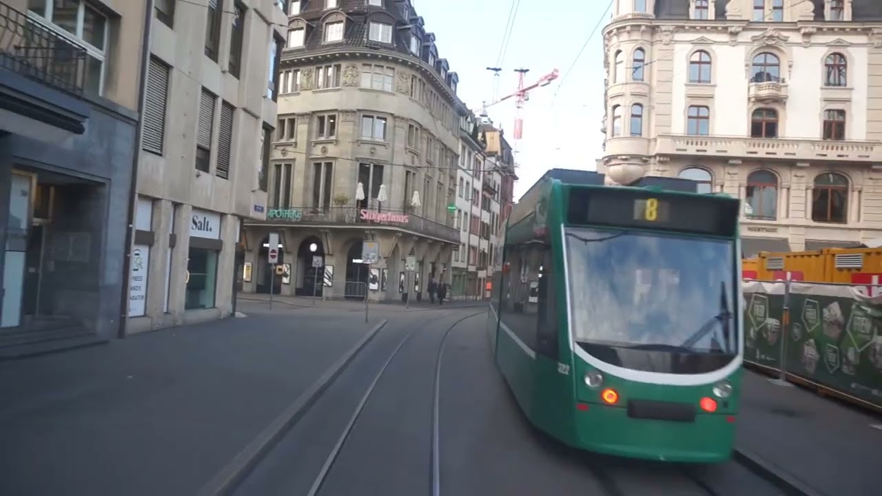 Tram Ride in Basel City 