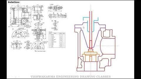 ASSEMBLY DRAWING OF FEED CHECK VALVE