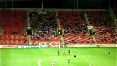 Slavia Prague songs Vs. Lille 1/10/09 (no'1)