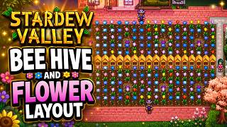 Making my Stardew Valley ✨ Bee Hive layout ✨
