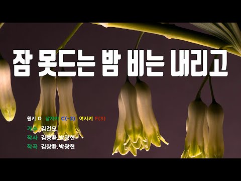 [은성 반주기] 잠못드는밤비는내리고 - 김건모