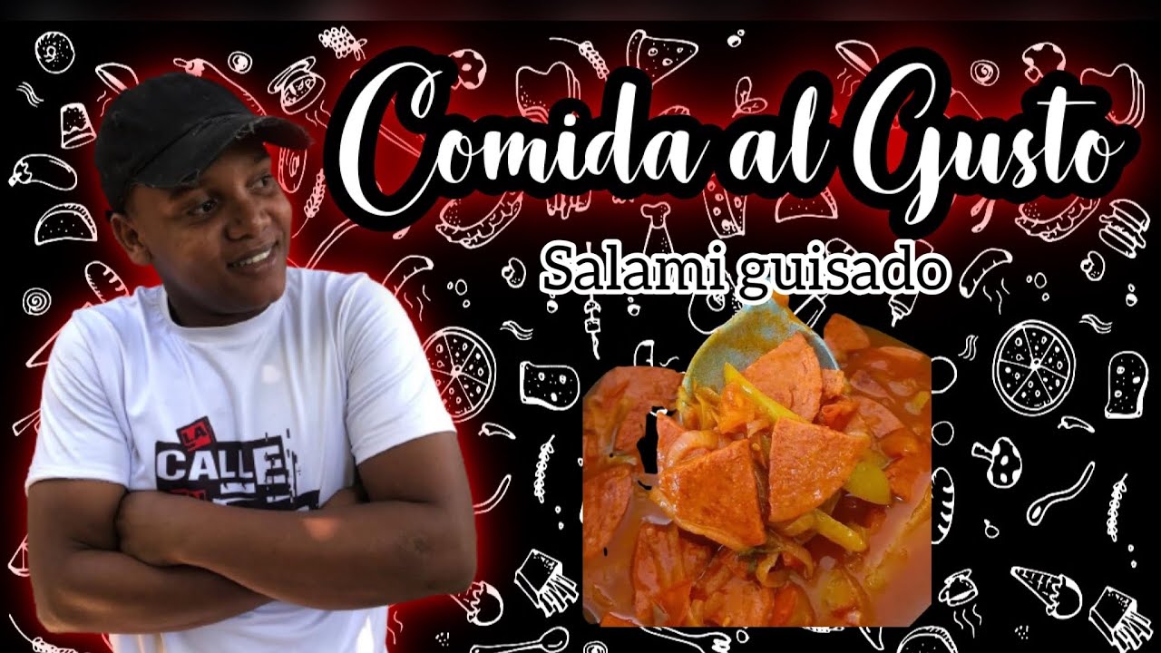 Qué fácil Guisé mi salami dominicano Mira la receta pasó a paso YouTube