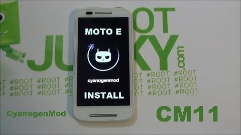 How to install CyanogenMod 11 on the Motorola Moto E
