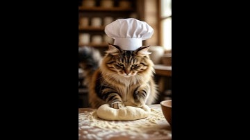 😺🍞 AI Cat Cooking Bread | Cute & Funny Animation You’ll Love 😻✨#aicat  #CuteAnimation#RelaxingVideo