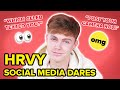 HRVY Does Social Media Dares