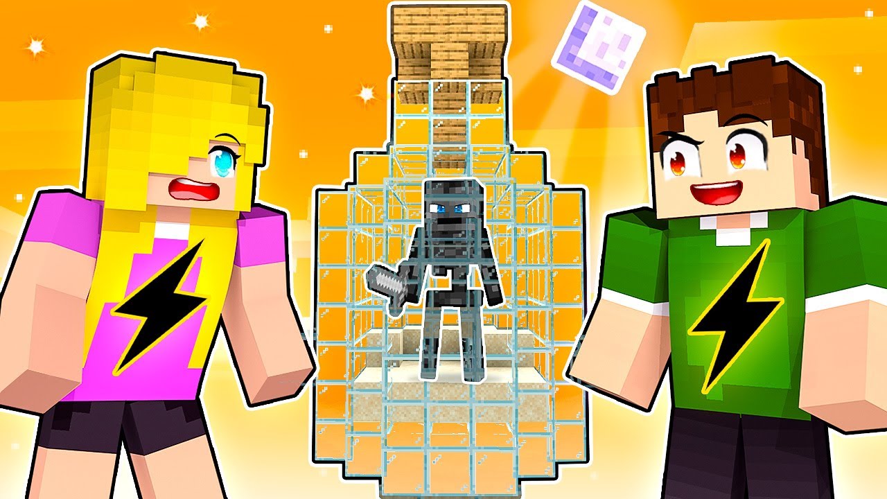 BATALHA DE MONSTROS NA GARRAFA DE AREIA !! - Minecraft Garrafa #5