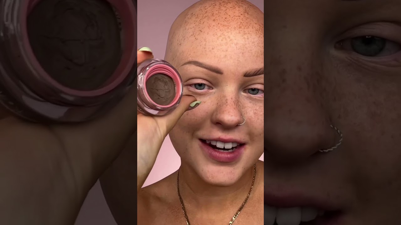 Bald girl BROWS!!!