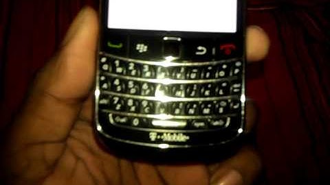 White screen blackberry bold 9700