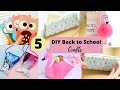 5 Cool DIY School Supplies / Easy DIY Crafts for Back to School!