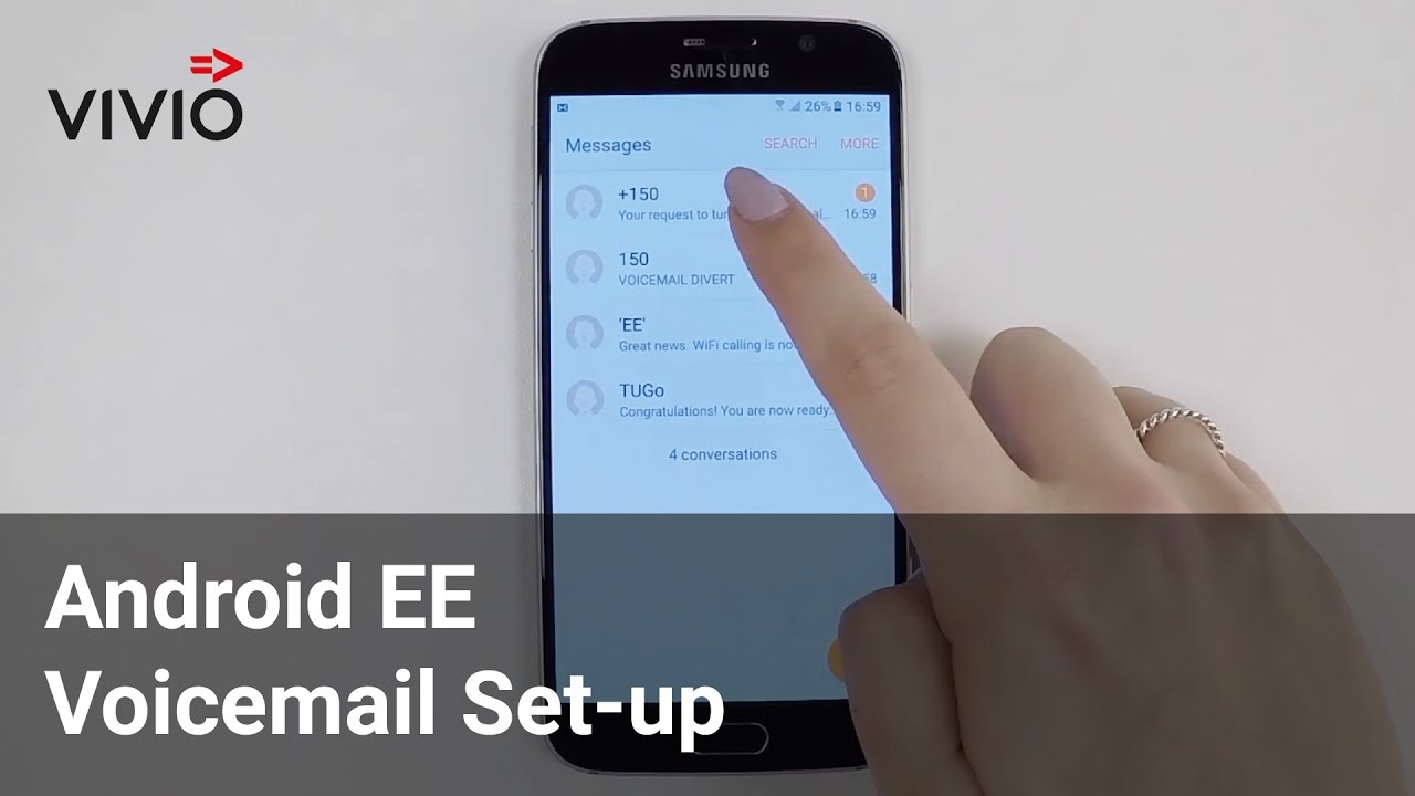 Android EE Voicemail Set-up - YouTube
