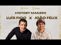 Luis figo meets joao felix  fifa world cup history makers