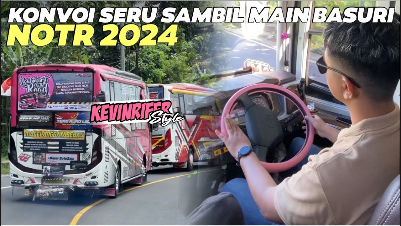 BIKIN HEBOH🤩KONVOI BIS ARTIS BASURI RAMAIKAN SEMARANG🥳NGABUBURIT ON THE ROAD NAIK NEW MANJA