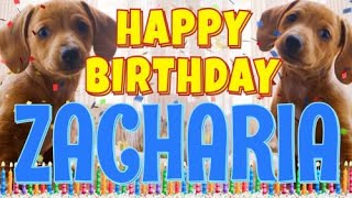 Happy Birthday Zacharia! ( Funny Talking Dogs ) What Is Free On My Birthday