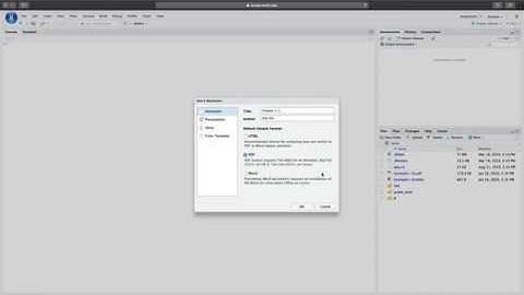 RStudio and RMarkdown: Getting Started