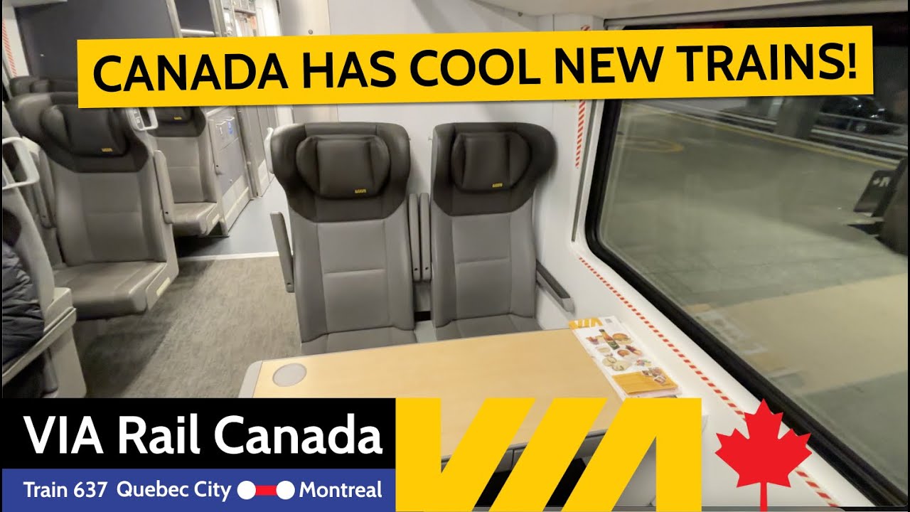 TRIP REPORT | VIA Rail's new trains from Quebec City to Montreal!