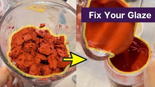Reviving Dried Up Glaze: How to Turn it Brushable Again - Pottery Tutorial