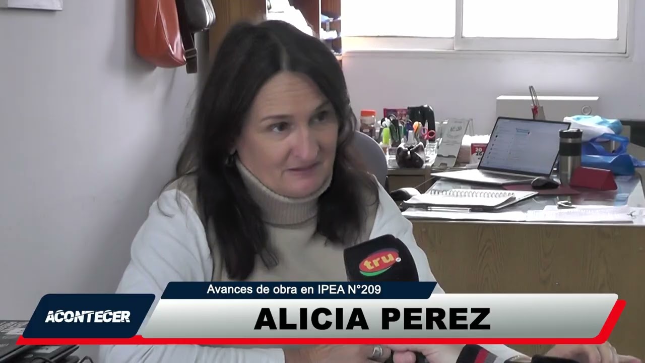 Marcos Juárez: Avance de obra en el IPEA N°209