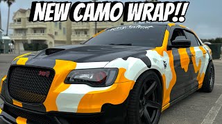 Camo Chrysler 300c | DIY Camo Wrap | Teckwrap | Cheetah Wrap | Vlog
