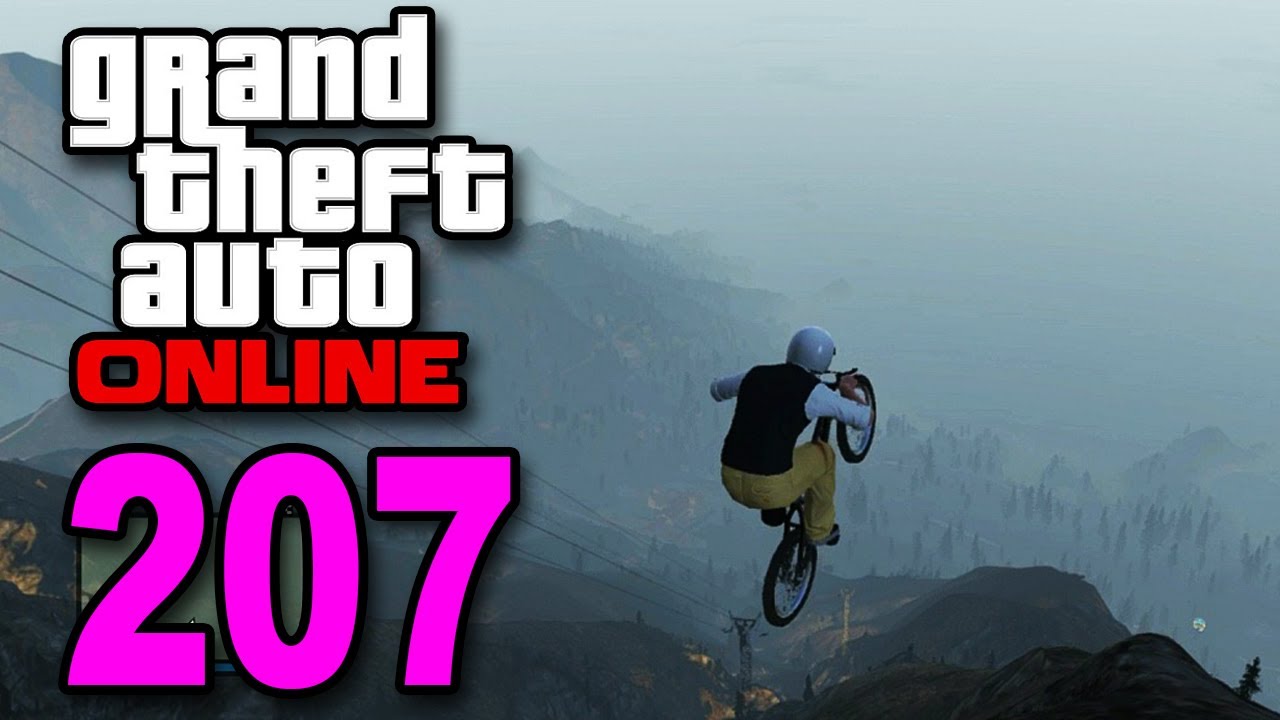 Grand Theft Auto 5 Multiplayer Part 207 Mountain Biking! (GTA