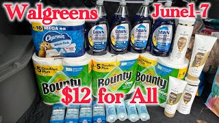 Walgreens Couponing June 1-7|| confirmed new p&g promotion, cheap bounty, dawn and cheap deodorant