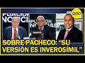 Carlos Caro: “Bruno Pacheco callado se defendería mejor”