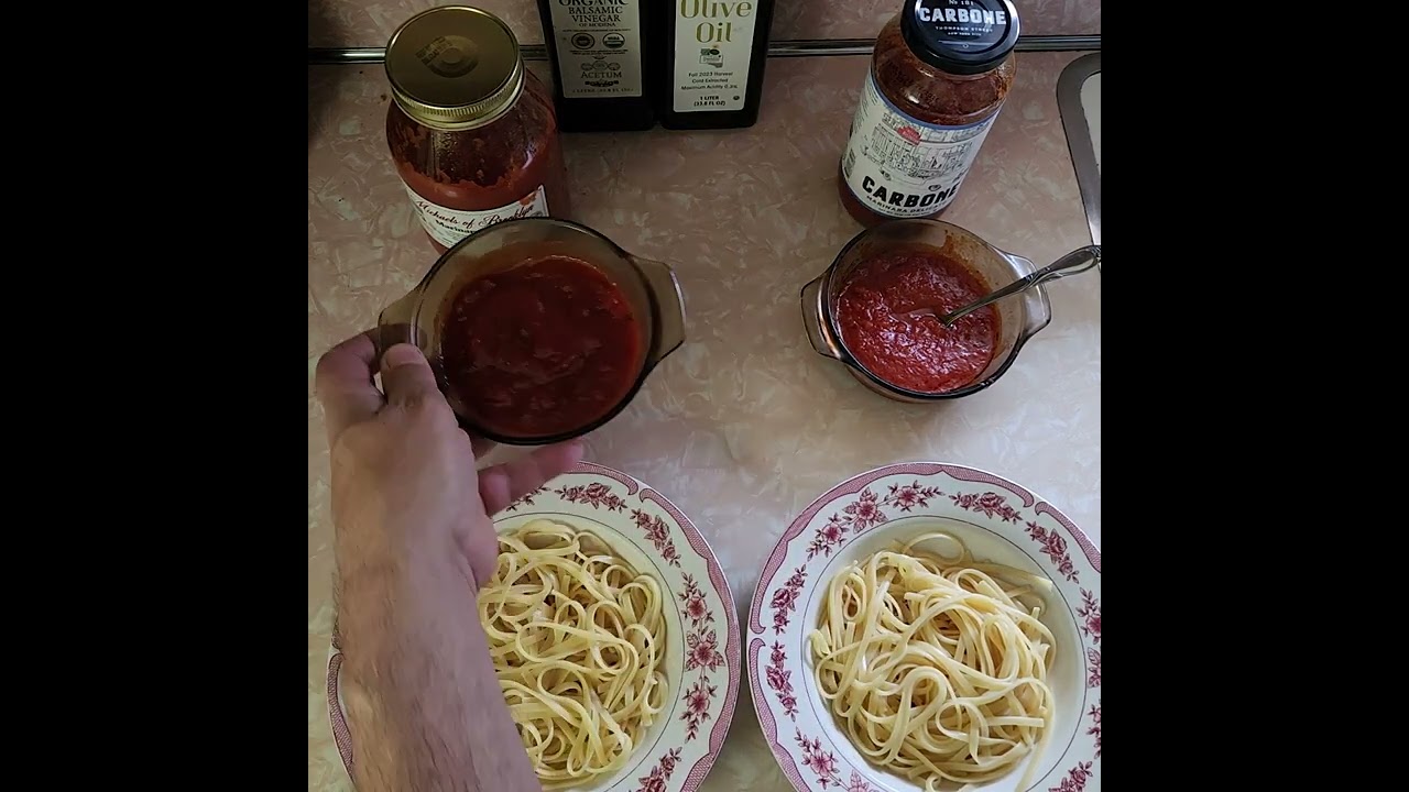 Carbone Vs. Michaels of Brooklyn Marinara Sauce Faceoff/Review 