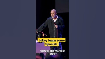 Jokoy learning SPANISH!😂😂#shorts #spanish #standupcomedian #funny