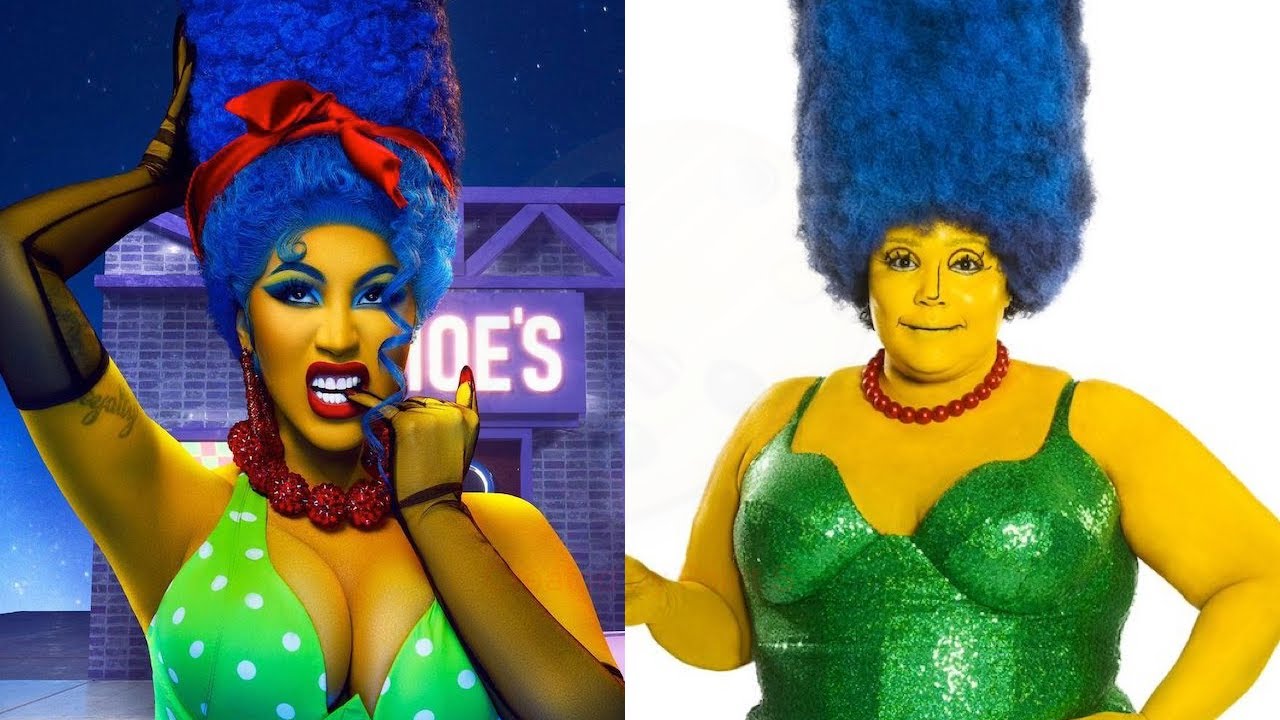 Lizzo Reacts To Cardi B's 'Marge' Halloween Costume 