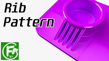 Fusion 360 - Rib Pattern