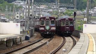 能勢電鉄　1700系先頭車1704編成　山下駅