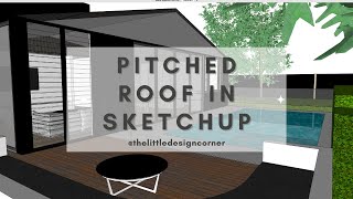 How to create a pitched roof in SketchUp | SketchUp Quick Tips Video