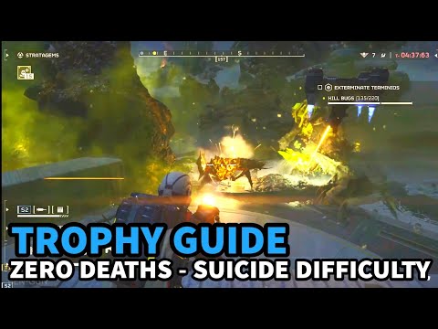 Helldivers 2 - Hell Dive trophy Guide (Suicide Difficulty with 0 Deaths)