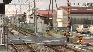 阪神8000系タイプⅢ−タイプⅡ(8221F)直通特急阪神大阪梅田行き　江井ヶ島駅通過