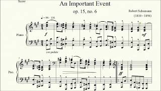 An Important Event Op. 15, No. 6 - Robert Schumann - Piano Repertoire 8