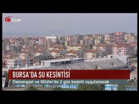 Bursa'da su kesintisi (Haber 11 11 2016)