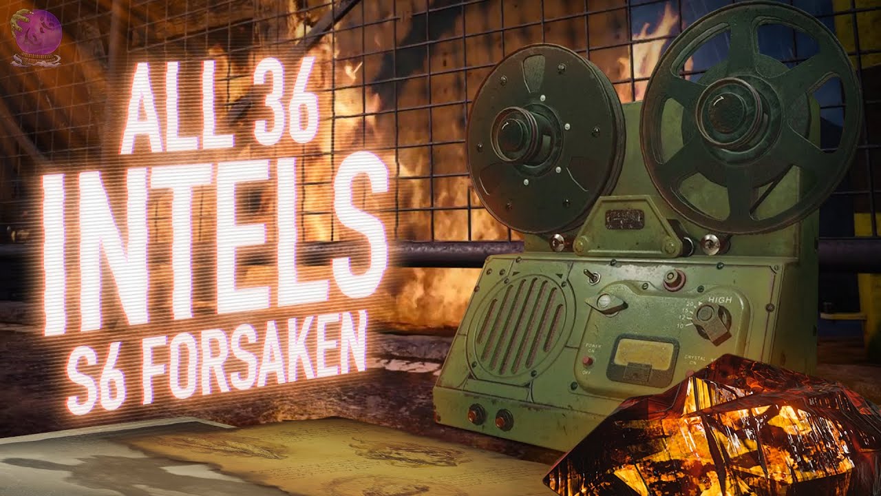 Forsaken ALL Intel Locations - Cold War Zombies Intel Guide (Season 6)