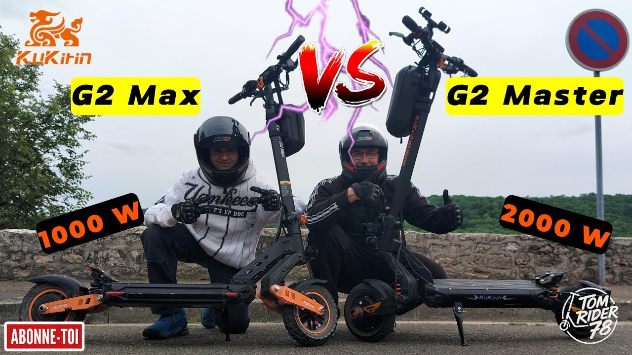 KuKirin G2 Max vs G2 Master — comparaison des sensations