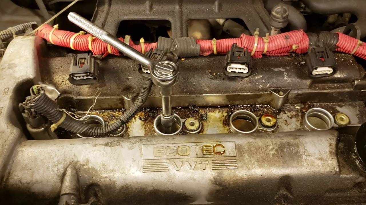 2008 saturn vue valve cover gasket replacement part 1 YouTube