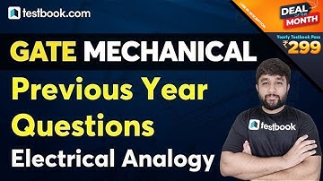 GATE Mechanical Previous Year Solved Papers | Electrical Analogy | GATE 2020 Mechanical Solution