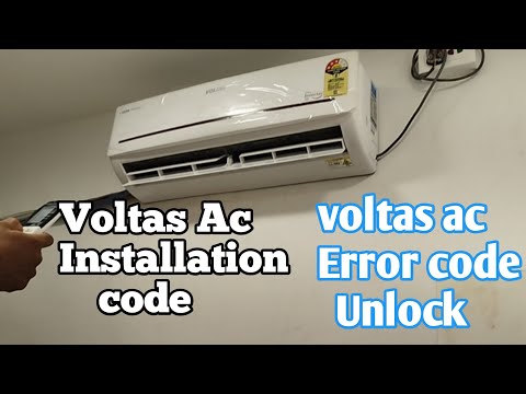 Voltas Ac Unlock Code || How To Unlock Voltas Ac Error Code || Jahir Technical