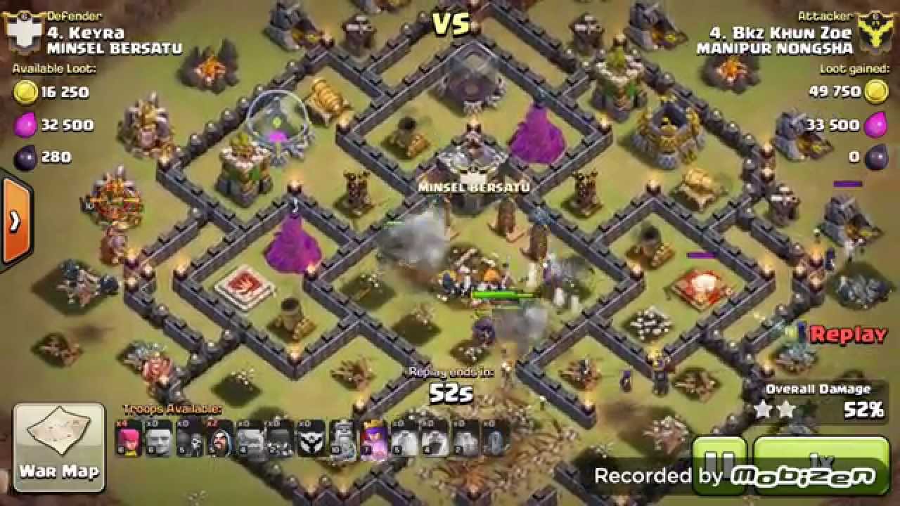 How to use earthquake spell in COC (MANIPUR NONGSHA) YouTube