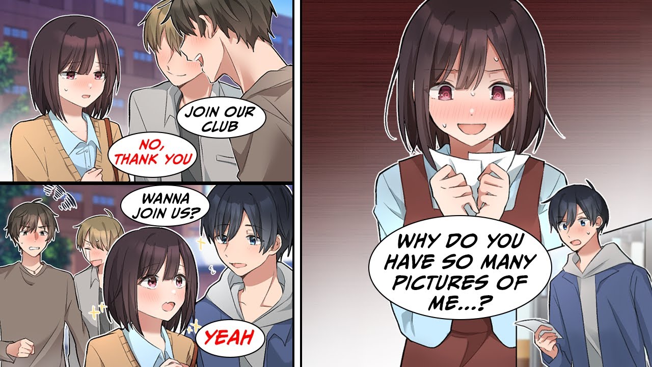 [Manga Dub] I helped a girl who was being convinced to join a club she didn't want to... Then...